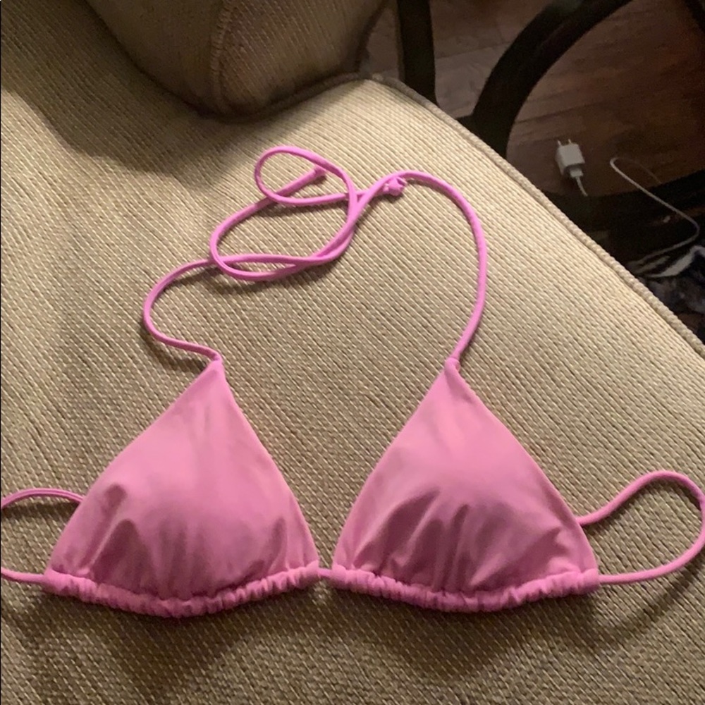 Triangle top bathing suit